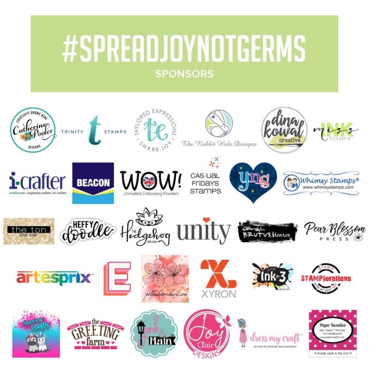 Spread Joy Not Germs Sponsor Graphic