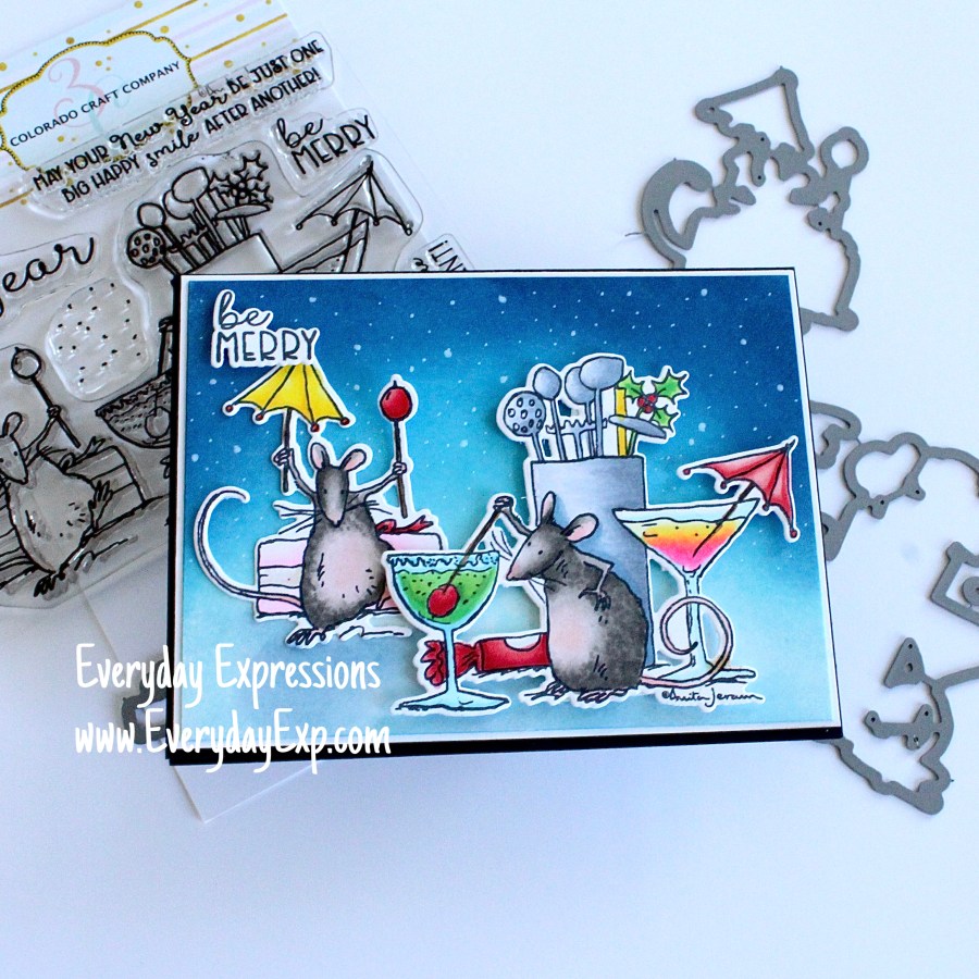 Colorado Craft Company & Anita Jeram Party Time&nbsp;Card