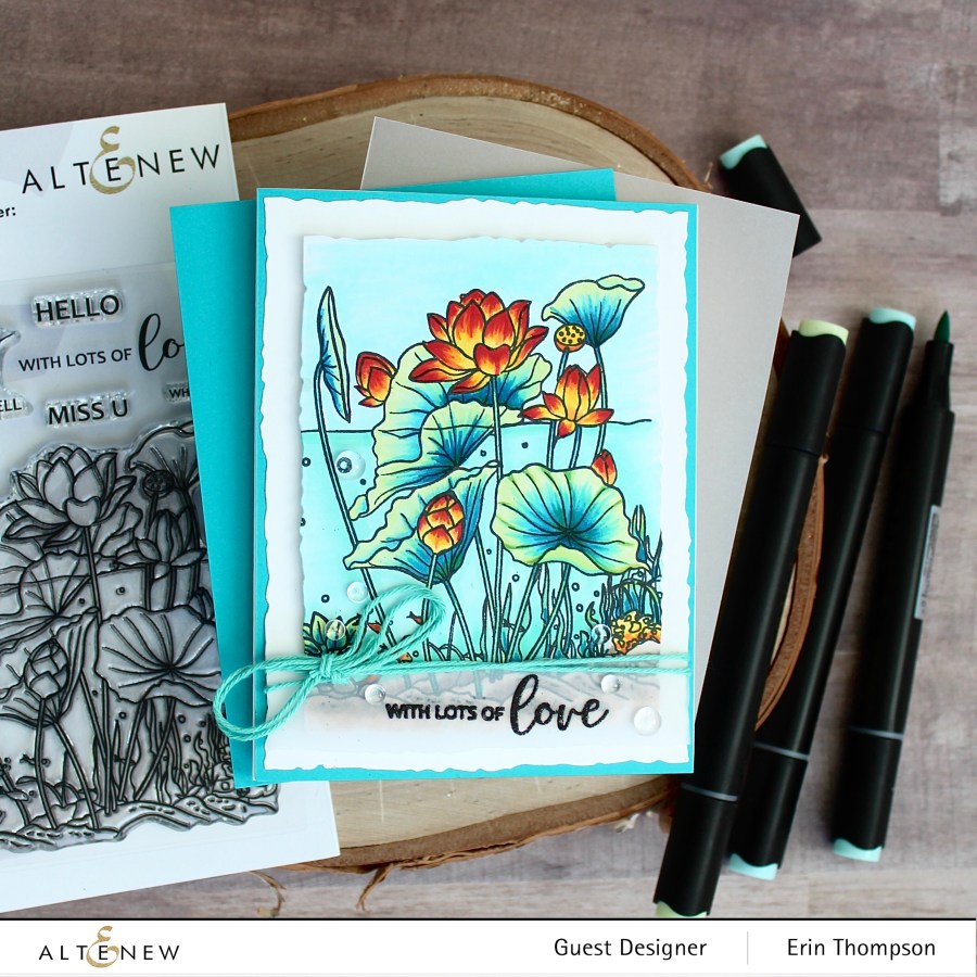 Altenew Paint-A-Flower: Lotus Outline Stamp Set Release Blog Hop +&nbsp;Giveaway