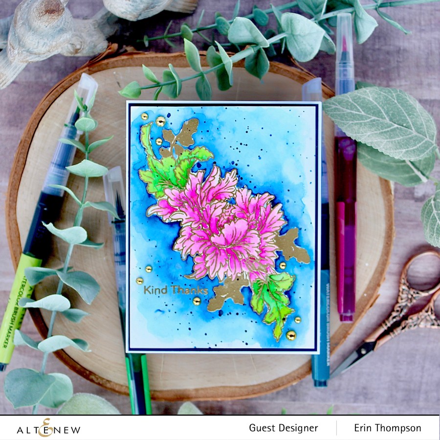 Altenew 8”x11” Majestic Bouquet Stamp Set Release Blog Hop +&nbsp;Giveaway