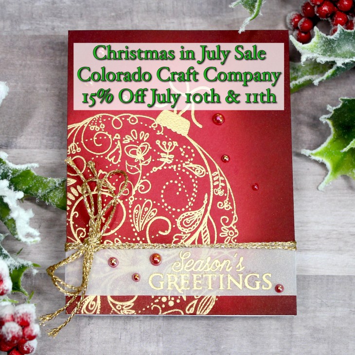 Christmas in July Sale Colorado Craft Company Everyday Expressions