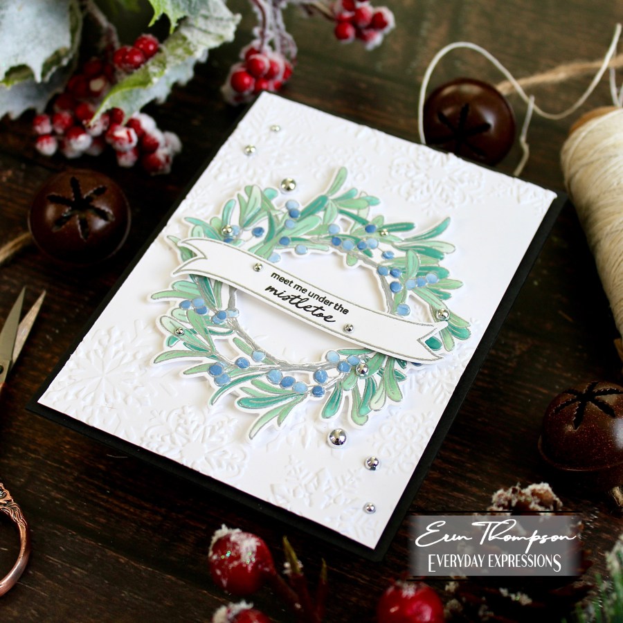 Blues and Greens for Christmas&nbsp;Cards