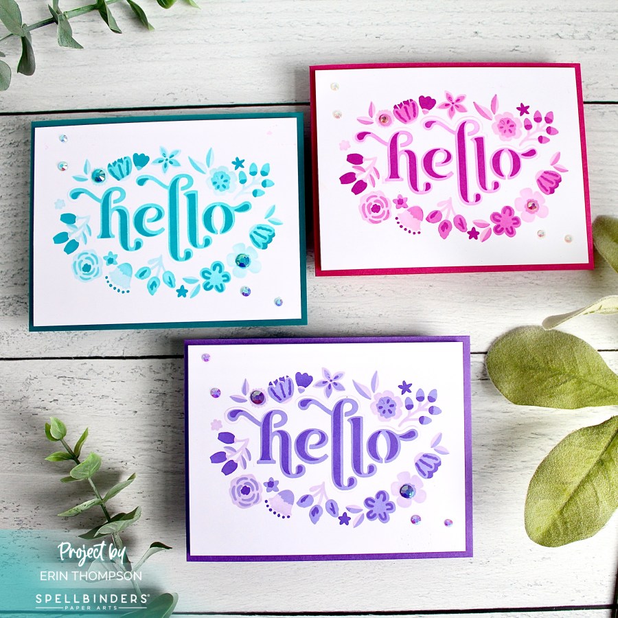 Easy Layered Stencil&nbsp;Cards